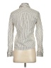 Max Studio 100% Cotton Stripes Ivory Long Sleeve Blouse Size XS - photo 2