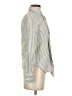 Max Studio 100% Cotton Stripes Ivory Long Sleeve Blouse Size XS - photo 4