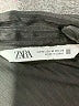 Zara 100% Polyester Black Casual Dress Size M - photo 3