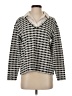 Ann Taylor Factory Houndstooth Silver Pullover Sweater Size S - photo 1