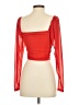 Shein Red Long Sleeve Top Size 2 - photo 2