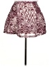 IRO 100% Viscose Paisley Multi Color Burgundy Casual Skirt Size 34 waist - photo 2