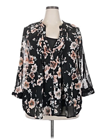 American Rag Cie 3/4 Sleeve Blouse (view 1)