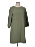 Free Assembly Solid Green Casual Dress Size L - photo 1
