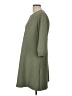 Free Assembly Solid Green Casual Dress Size L - photo 5