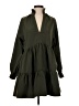 Shein 100% Polyester Solid Green Casual Dress Size 4 - photo 1