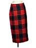 J.Crew Argyle Red Wool Skirt Size 2 - photo 1
