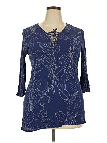 Portocruz 3/4 Sleeve Blouse (view 1)