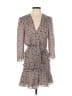 Veronica Beard 100% Silk Paisley Brown Casual Dress Size 2 - photo 1