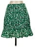 Superdown 100% Polyester Print Green Casual Skirt Size S - photo 1