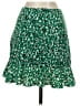 Superdown 100% Polyester Print Green Casual Skirt Size S - photo 2