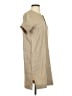 Theory Solid Tan Casual Dress Size S - photo 4