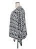 Susan Graver Silver 3/4 Sleeve Blouse Size 2X - photo 5