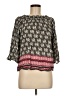 Japna 100% Viscose Black 3/4 Sleeve Blouse Size M - photo 1