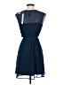 She + Sky 100% Polyester Solid Blue Cocktail Dress Size S - photo 2