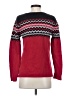 Eddie Bauer 100% Baumwolle Chevron-herringbone Red Pullover Sweater Size S - photo 2