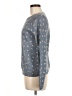 Ann Taylor LOFT 100% Cotton Animal Print Blue Pullover Sweater Size M - photo 5