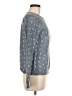 Ann Taylor LOFT 100% Cotton Animal Print Blue Pullover Sweater Size M - photo 4