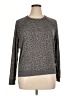Lucky Brand Animal Print Gray Pullover Sweater Size XL - photo 1