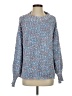 Blue B Tweed Blue Pullover Sweater Size Sm - Med - photo 1