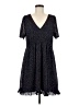 Madewell 100% Polyester Polka Dots Black Casual Dress Size 8 - photo 1