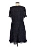 Madewell 100% Polyester Polka Dots Black Casual Dress Size 8 - photo 2