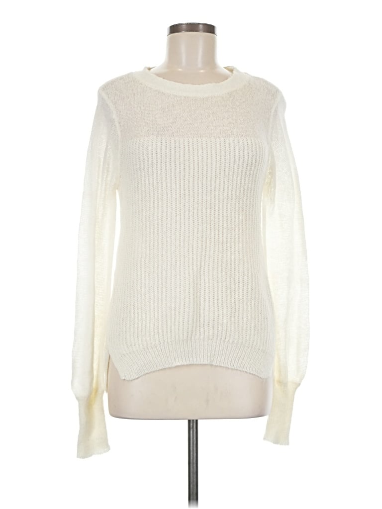 Pre-owned Ella Moss Pullover Sweater In Ivory