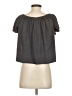 Assorted Brands Gray Short Sleeve Blouse Size S - photo 2