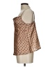 Simplee 100% Polyester Brown Tan Sleeveless Blouse Size L - photo 5
