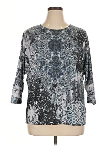 DressBarn 3/4 Sleeve T-Shirt (view 1)