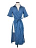 BCBGeneration 100% Cotton Blue Casual Dress Size XXS - photo 1