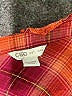 Cato Plaid Burgundy 3/4 Sleeve Button-Down Shirt Size 26 - 28 - photo 6