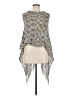 XOXO Silver Gray Poncho One size - photo 1