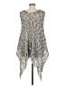 XOXO Silver Gray Poncho One size - photo 2