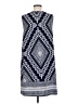 Apt. 9 Print Blue Casual Dress Size M - photo 2