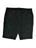 Norma Kamali Solid Black Denim Shorts Size 4 - photo 1