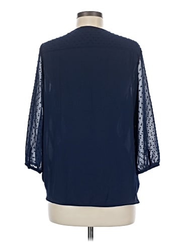 Q&A 3/4 Sleeve Blouse (view 2)