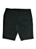 Norma Kamali Solid Black Denim Shorts Size 4 - photo 2