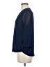 Q&A 100% Polyester Blue 3/4 Sleeve Blouse Size M - photo 5
