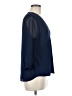 Q&A 100% Polyester Blue 3/4 Sleeve Blouse Size M - photo 4
