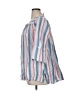 Catherines Stripes Blue 3/4 Sleeve Blouse Size 0X - photo 5