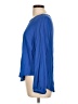 Elodie 100% Rayon Blue Long Sleeve Blouse Size L - photo 5
