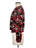 By Design Floral Red Long Sleeve Blouse Size M - photo 5