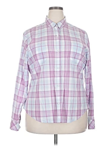 Riders by Lee Long Sleeve Button-Down Shirt (view 1)