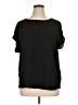 De Collection Black Short Sleeve Blouse Size XL - photo 1
