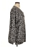 Ellen Tracy Animal Print Gray Pullover Sweater Size XL - photo 4