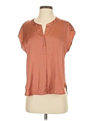 Label Short Sleeve Blouse (view 1)