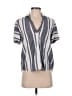 J.Crew 100% Linen Gray Short Sleeve Blouse Size XS - photo 1
