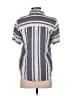 J.Crew 100% Linen Gray Short Sleeve Blouse Size XS - photo 2