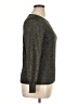 Ellen Tracy Metallic Gray Pullover Sweater Size XL - photo 4